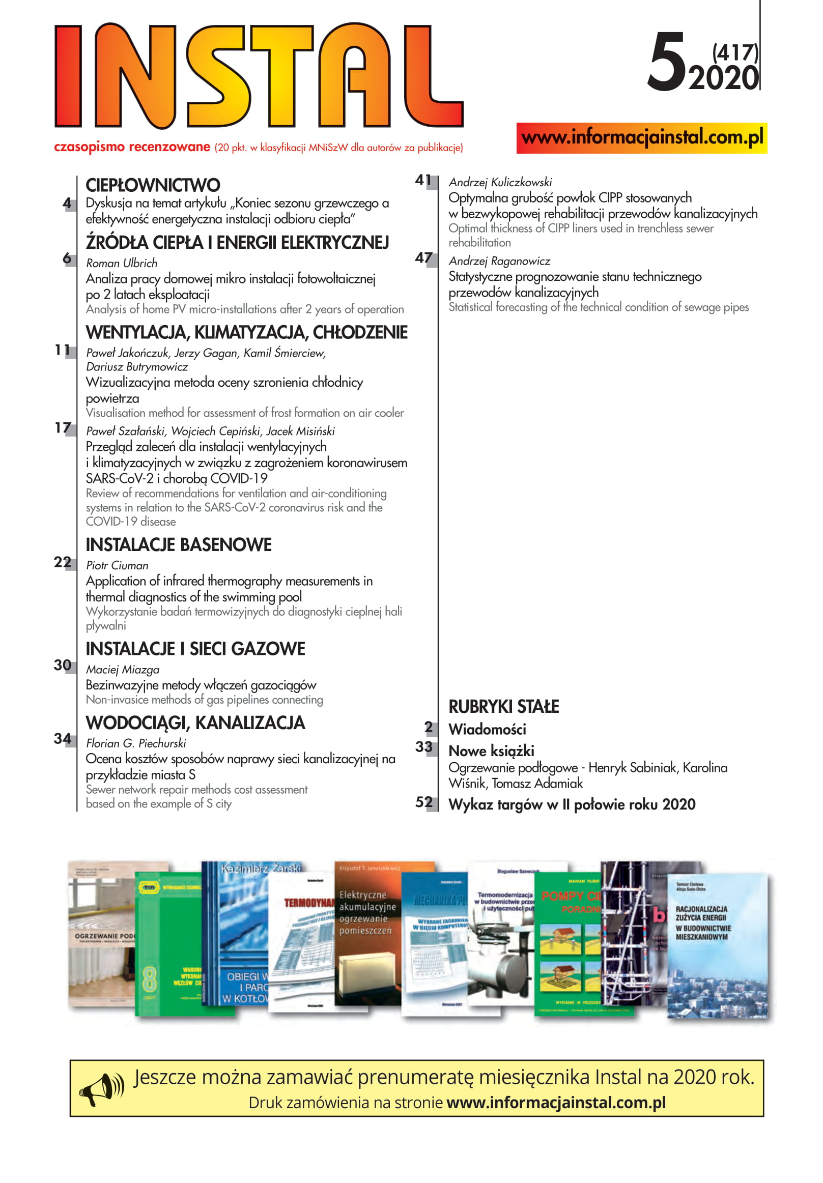 					Pokaż Nr 5 (2020): Instal 5 (417) 2020
				